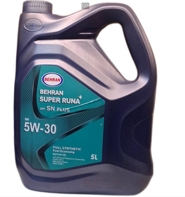 روغن موتور بهران (فول سنتتیک 5W-30 SN PLUS) 5 لیتری