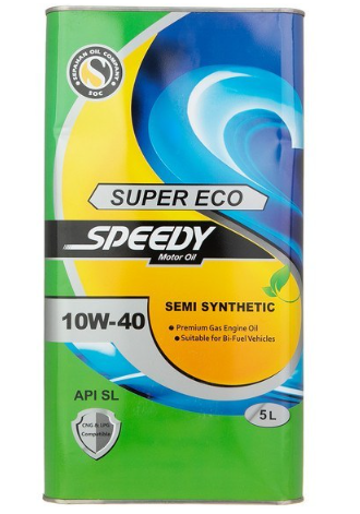 روغن موتور اسپیدی مدل SUPER ECO 10W40 حجم ۵ لیتر