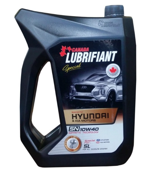روغن موتور هیوندای لوبریفنت کانادا مدل SN 10W40 حجم ۵ لیتر