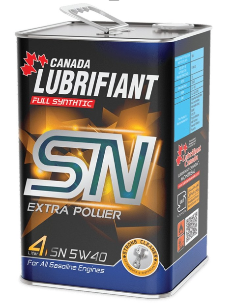 روغن موتور کانادا لوبریفنت مدل SN حجم ۴ لیتر ۵W-40
