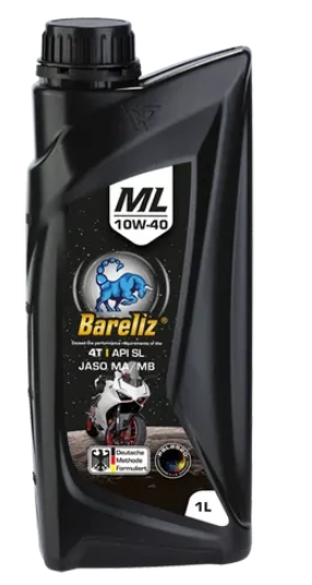 روغن موتور سيكلت حجم 1 لیتر 10W40SL/ ML -بارليز