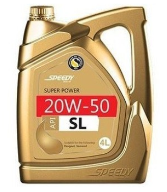 روغن موتور اسپیدی مدل سوپر پاور ۲۰W-50 حجم ۴ لیتر API SL