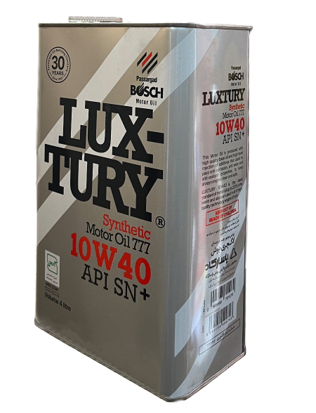 روغن موتور بوش مدل Luxury+ 10W40 SN حجم ۴ لیتر