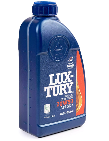 روغن موتور سیکلت بوش مدل لاکچری ۲۰W50 حجم ۱ لیتر