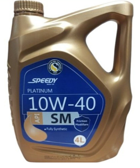 روغن موتور پلاتینیوم 4 لیتری 10W-40 Sm تمام سنتتیک اسپیدی