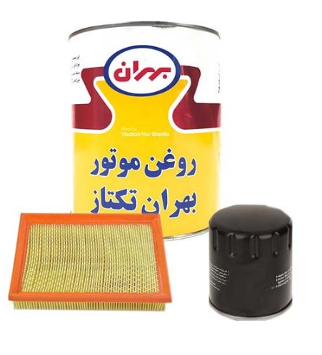 روغن موتور بهران تکتاز پریمیوم۲۰W50 حجم ۳.۷ لیتر/فیلتر روغن ارتین/فیلتر هوا اناشید