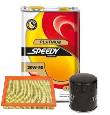 روغن موتور اسپیدی پلاتینیوم ۴ لیتر SM 20W50 مناسب پراید