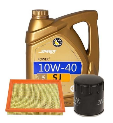 روغن موتور اسپیدی ۱۰W40 مدل SJ با فیلتر روغن و فیلتر هوا