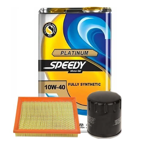 پک  روغن موتور اسپیدی SM 10W40 حجم ۴ لیتر/فیلتر روغن/فیلترهوا
