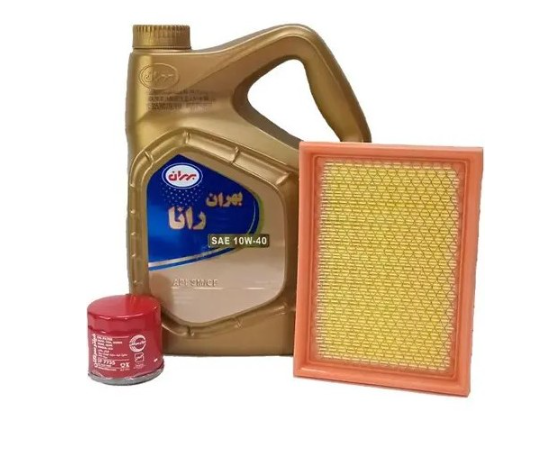 روغن موتور بهران رانا مدل 10w40 SM حجم 4 لیتر به همراه فیلتر هوا / فیلتر روغن ارتین