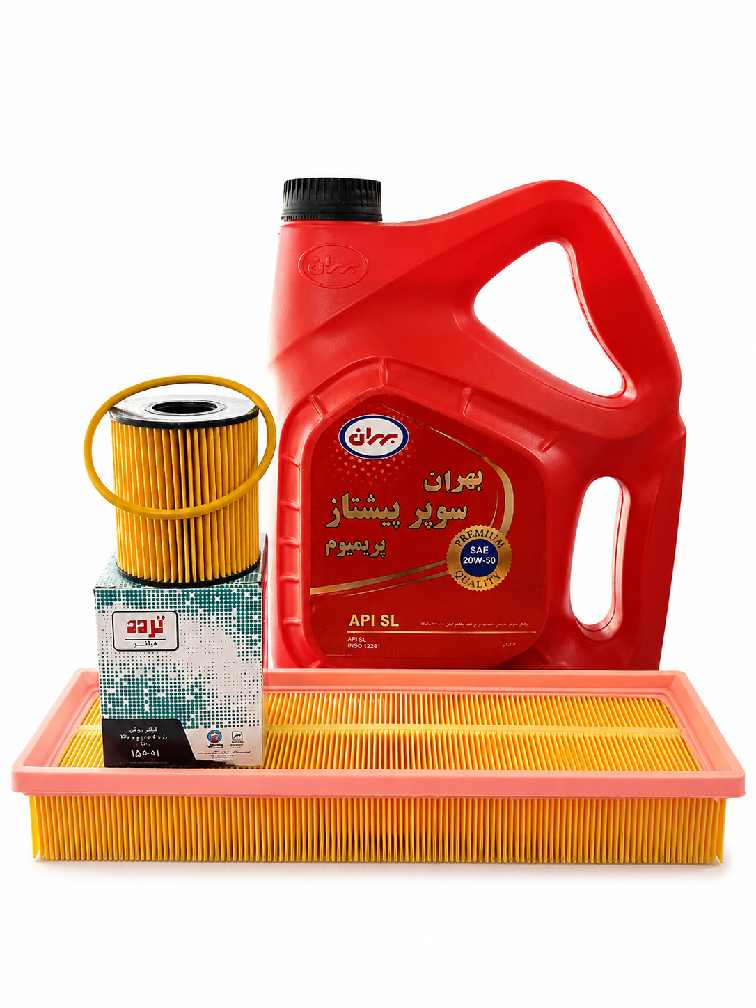 پکیج تعویض روغن پژو 206 تیپ 2 بعد از 85 سوپر پیشتاز20w50sl