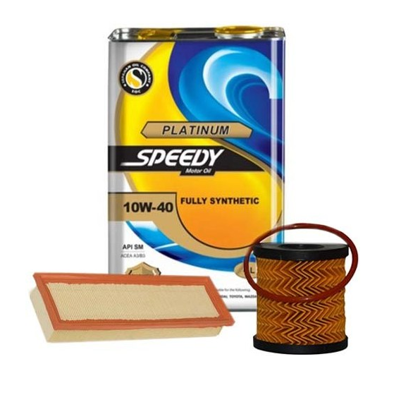 پک روغن پژو 206 تیپ 2(91به بعد) پلاتینیوم (SM 10W40) 4L/ فیلتر روغن /فیلتر هوا