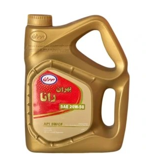 روغن موتور بهران رانا 20w50 sm حجم 5 لیتر