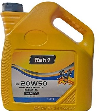 روغن موتور 20W-50 راه وان API SF/CC P حجم 4 لیتر